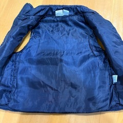 トイストーリー　中綿ベスト 子供　キッズ　3T ネイビーの画像