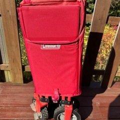 ⭐️早い者勝ち⭐️Coleman コールマン　キャリーワゴン　アウトドアワゴン　赤の画像