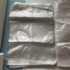 土嚢袋 土のう袋 ガラ入れ 木っ端入れ こっぱ 片付け ゴミ入れ 85×58 14枚 90×60 11枚 合計 25枚 新品未使用自宅保管品 の画像