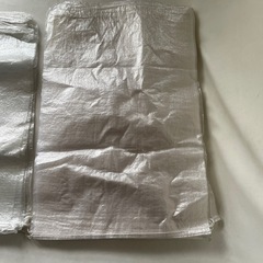 土嚢袋 土のう袋 ガラ入れ 木っ端入れ こっぱ 片付け ゴミ入れ 85×58 14枚 90×60 11枚 合計 25枚 新品未使用自宅保管品 の画像