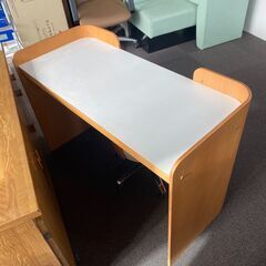 店頭引き渡し 中古 アクタス デスク イス セット テーブル 木製 家具 の画像
