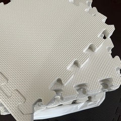 パズルマット アイボリー 29cm×2cm厚 18枚の画像