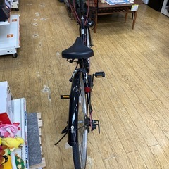 🔥人気🔥26インチ自転車 QS21C03225 シティサイクル ママチャリ ギア付き ブラック レッド No.2223 NHの画像