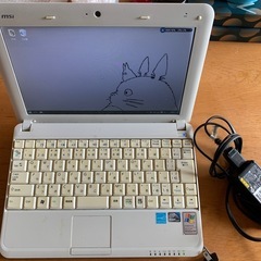 MSI U100-B OSWindows10レア　ジャンク扱いの画像