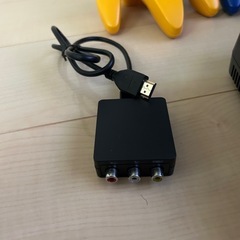 任天堂64本体＋コントローラー＋接続品＋RCA→HDMI変換器の画像