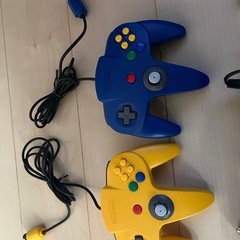 任天堂64本体＋コントローラー＋接続品＋RCA→HDMI変換器の画像