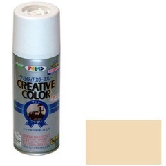 クリエイティブカラー スプレー塗料 バニラ 300mlの画像