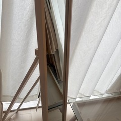 鏡　姿見　ホワイトオークの画像