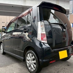 Bluetoothナビ付き☆特別仕様車☆月々8千円〜分割払い可‼️ 車検2年付き！【名義変更代込み】☆スズキ ワゴンRスティングレ☆Bluetoothナビ付き☆走行中DVD見れます☆☆プッシュスタート☆ドライブレコーダー付きのフル装備☆純正アルミ☆そのまま乗って帰れます！の画像