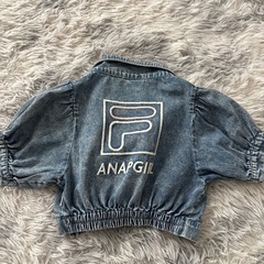 ANAPgirl GIRL半袖デニムジャケットの画像