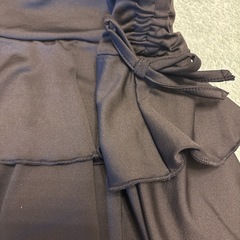 黒　フリルスカート　インナーパンツ付きの画像