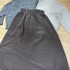 ニット2枚✖️スカートセットの画像