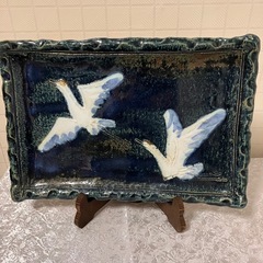 瀬戸焼き陶芸作家　飾り皿の画像