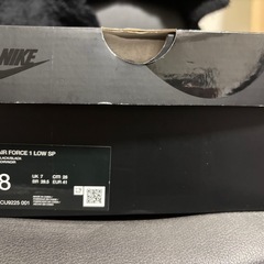 Supreme × Nike Air Force 1 Low "Black"の画像