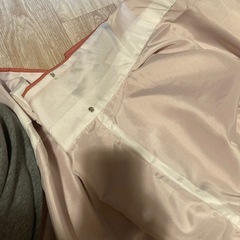 【美品】洗える着物　ピンク　サーモンピンク　色無地　お正月　初詣　オシャレの画像