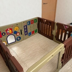 ベビーサークル　マロン　ミュージカルキッズランドEX 日本育児　8枚の画像