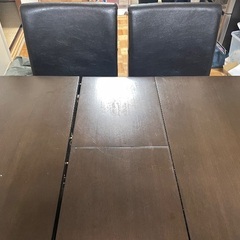 ダイニングテーブル　椅子　4脚セットの画像