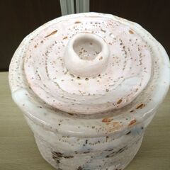 茶道 茶道具 水差 志野焼 四方木窯 共箱付き 中古 しの焼 よもぎ窯 苫小牧西店の画像