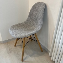 【良品】イームズ　リプロダクト　グレーファブリックチェアの画像