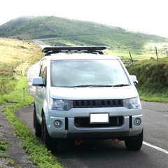 【急募】【定価合計66,000円】デリカD5用エアロルーフキャリア4点セットの画像