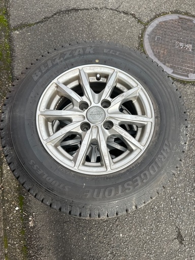 2023冬用ホイール 良好な状態(165/R13)