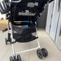 Aprica ベビーカー　カルーンエアー　ネイビーの画像