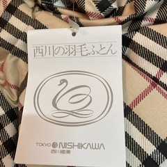 BURBERRY LONDON 羽毛布団　未使用品の画像