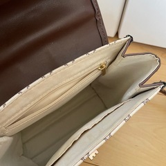 モノグラム柄　ショルダーハンドバッグ　2wayの画像
