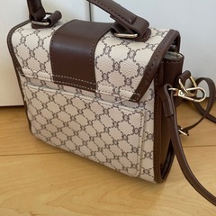 モノグラム柄　ショルダーハンドバッグ　2wayの画像