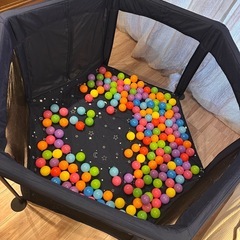 ベビーサークル(ボールもセット)ボールプールの画像