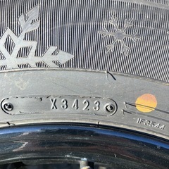 【バリ山】195/65/15 スタッドレス　ホイール、タイヤセットの画像