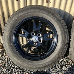 【バリ山】195/65/15 スタッドレス　ホイール、タイヤセットの画像