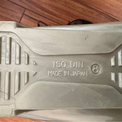 大人用　スキー板、ストック、ブーツのセットの画像