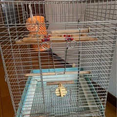 鳥カゴ　モモンガ　モモンガケージ　ケージ　ペット　カゴ　飼育　ヒーターの画像