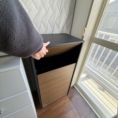 木製ゴミ箱 45L以上の画像