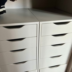 IKEA アレクス 引き出し/棚の画像