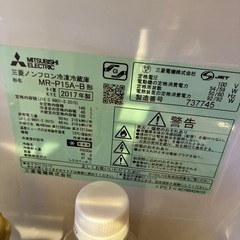 2ドア冷蔵庫の画像