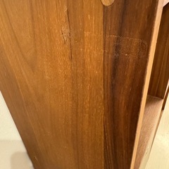 無印良品　スタッキングシェルフ ２段 ウォールナット材の画像