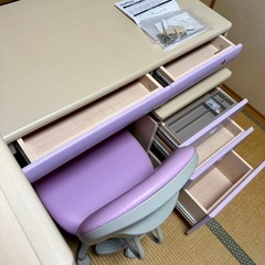 学習机　勉強机　【中古　美品】の画像