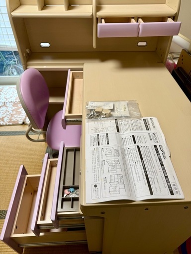 学習机　勉強机　【中古　美品】