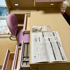 学習机　勉強机　【中古　美品】の画像