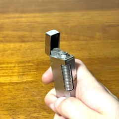 dunhill メタル ダンヒル ガスライター 本体 シルバーの画像