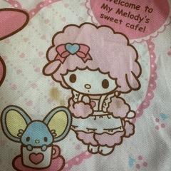 マイメロディ　幼児用エプロンの画像
