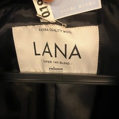 スタンドカラーコートネイビーMの画像