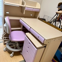 学習机　勉強机　【中古　美品】の画像