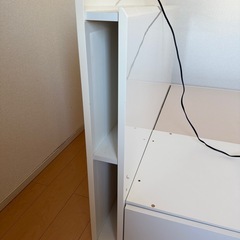 ニトリ　ベッド　セミダブルの画像