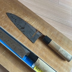 銀杏まな板セットの画像