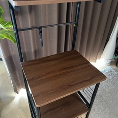 レンジラック(OT001上棚付き)　ニトリの画像