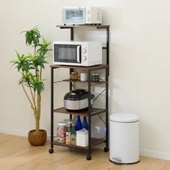 レンジラック(OT001上棚付き)　ニトリの画像