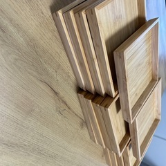 木製トレイ14枚SETの画像